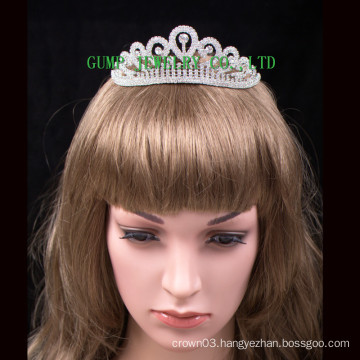 factory custom rhinestone tiara hot sale headdress